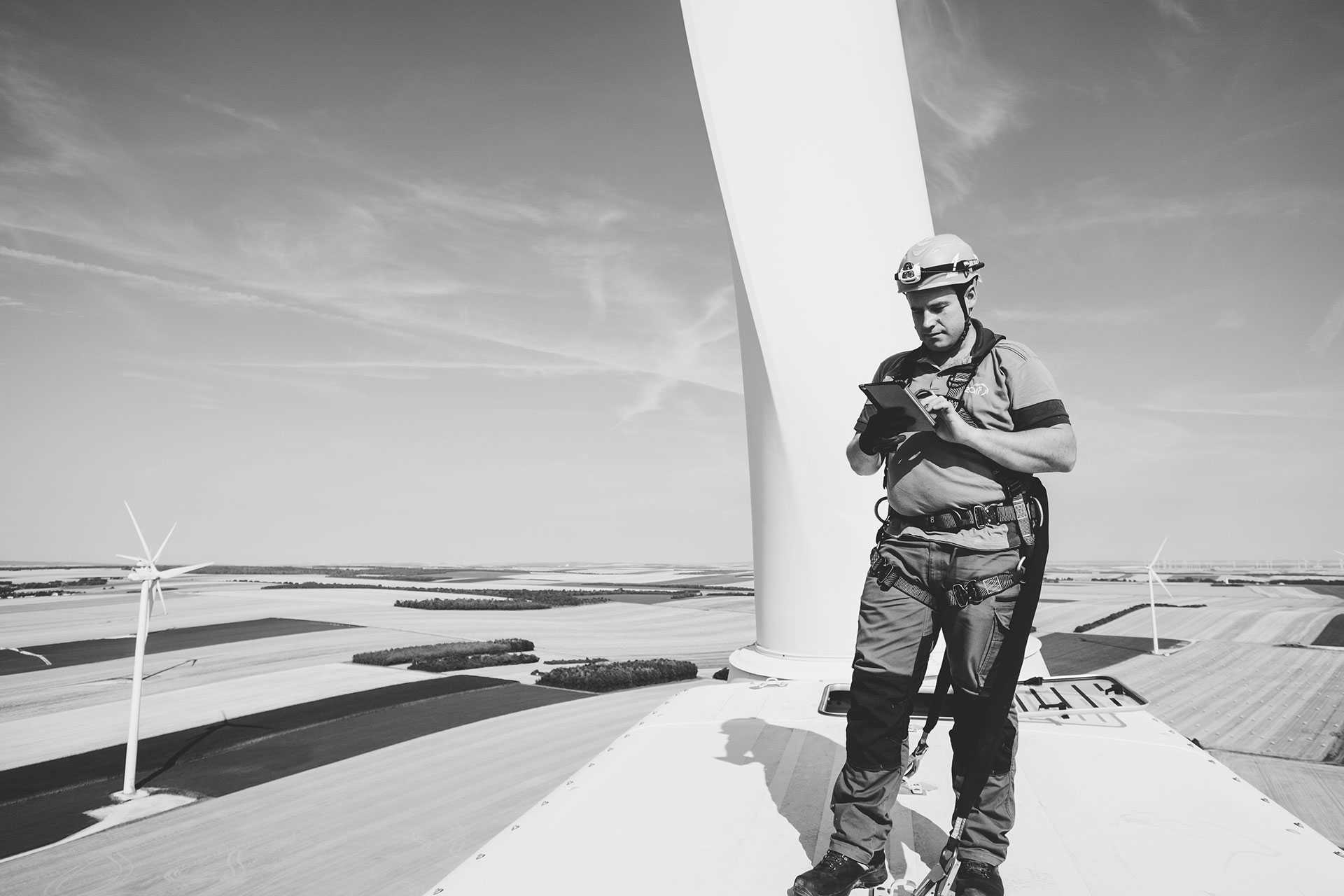 Technicien sur une éolienne - H2Air GT