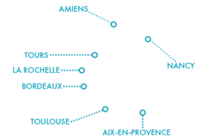 Carte de France de nos agences